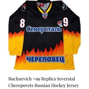 Buchnevich #99 Replica Severstal Cherepovets KHL Hockey Jersey (13/14) Size 46